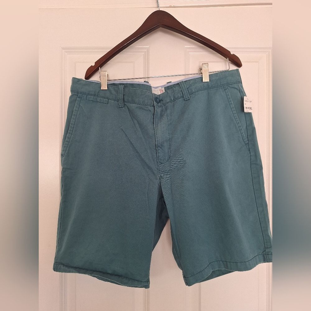 1901 Chino Shorts Mens' 38 Green 100%‎ Cotton